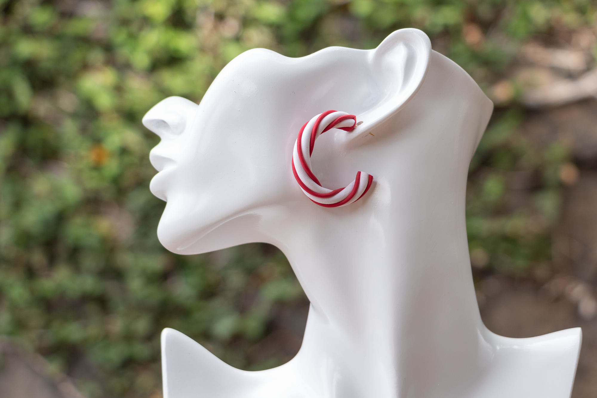 Candy cane hoops