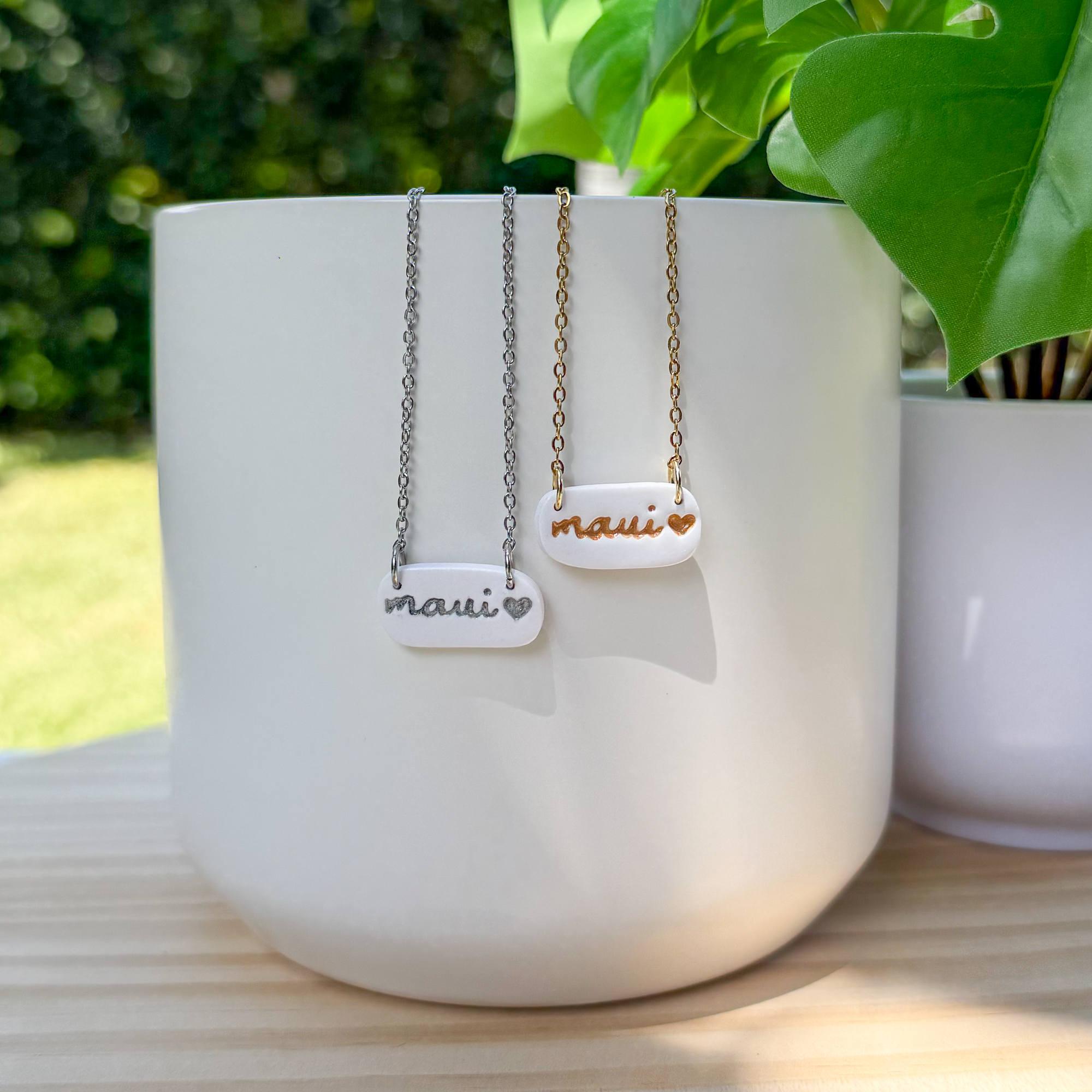 Maui charm necklace