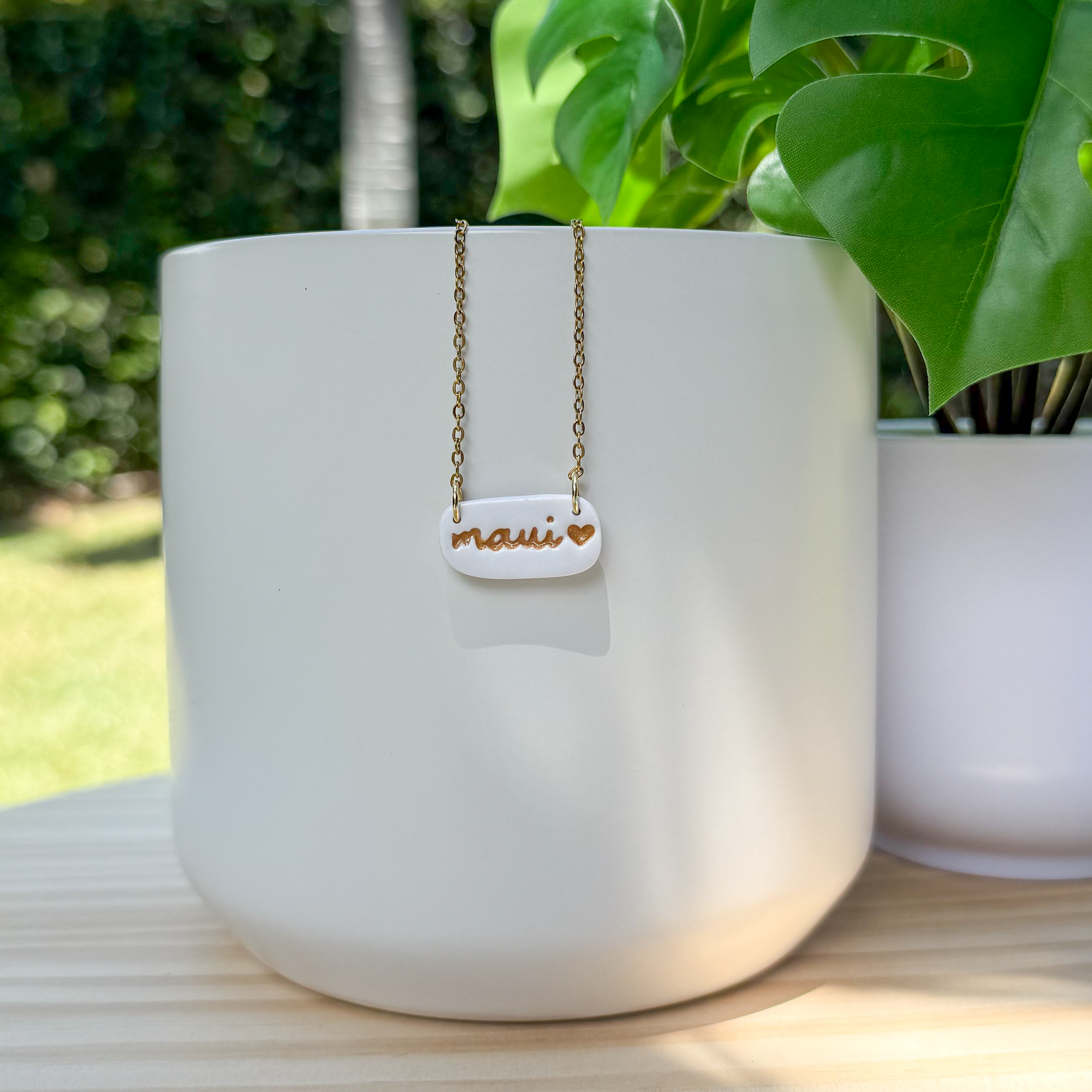 Maui charm necklace