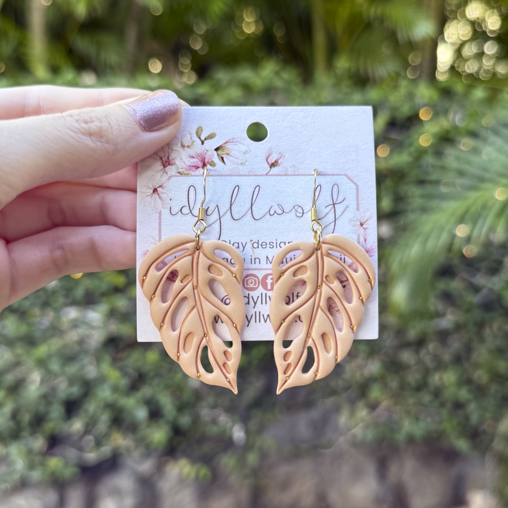 Light orange monstera